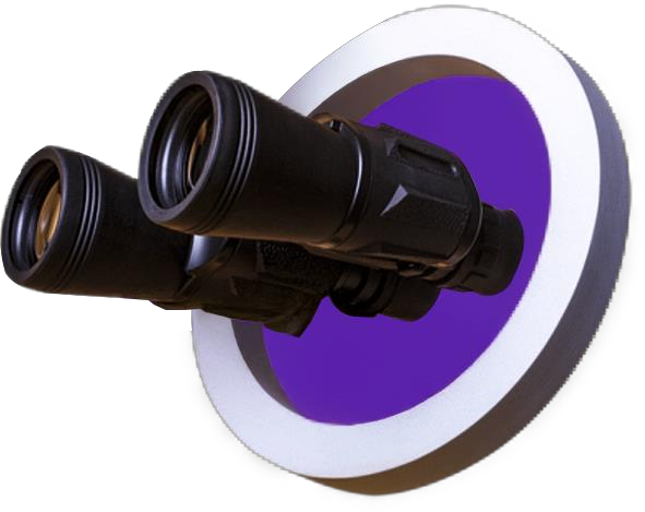 Binoculars looking ahead — the Glitter vision